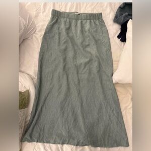 Abercrombie & Fitch Teal Maxi Skirt